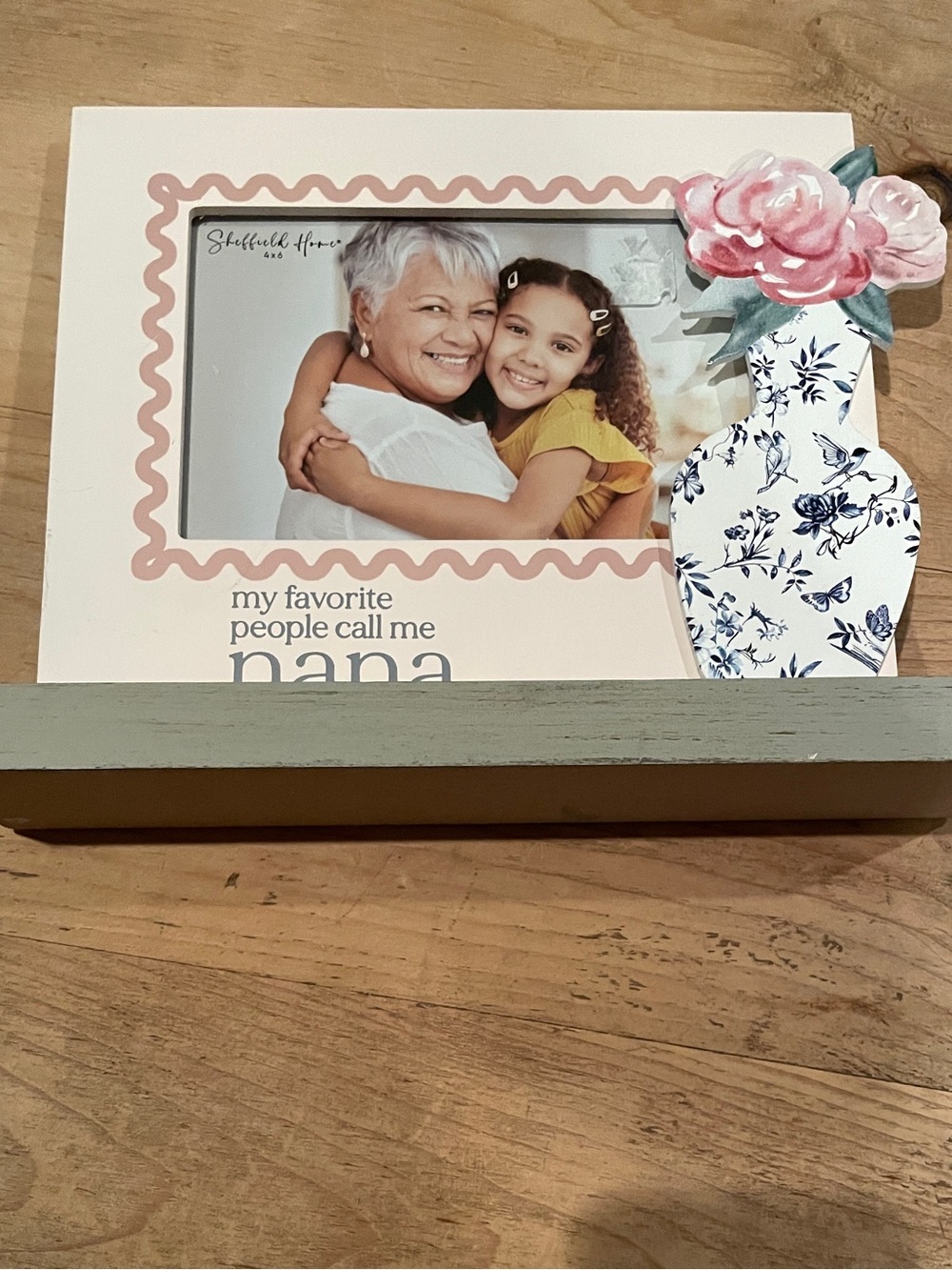 NWT Sheffield Home Shabby Chic 4x6 photo frame Nana Grandmother